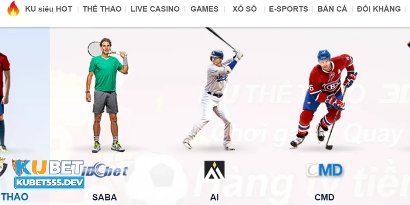 Các kèo cá cược bóng chày Kubet