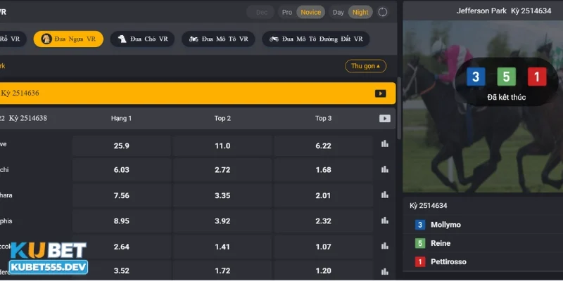 Các yếu tố ảnh hưởng đến các kèo cá cược đua ngựa Kubet