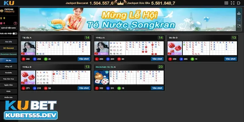 Cách bắt cầu tài xỉu live Kubet