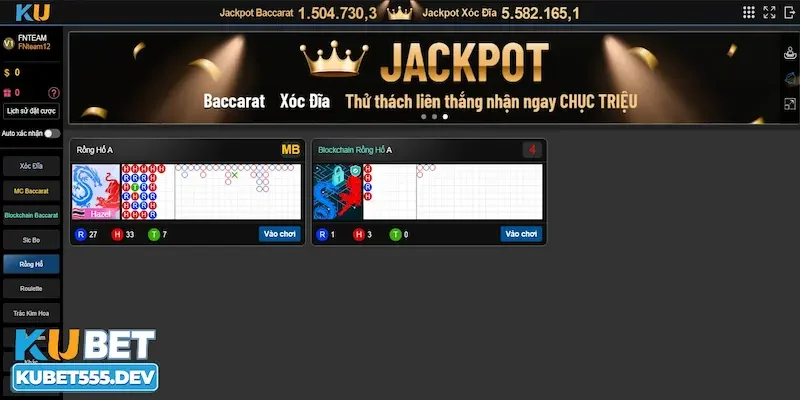 cách đánh bài Long Hổ casino Kubet