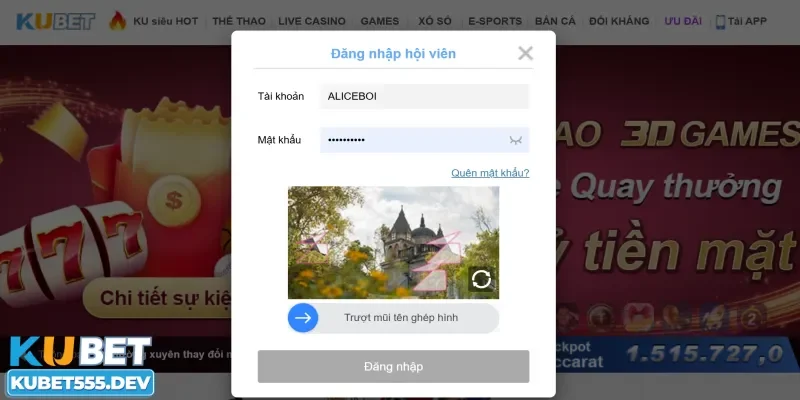 Hướng dẫn các bước để đăng nhập Kubet siêu dễ