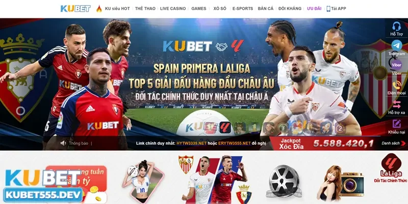Giới thiệu Kubet thông tin cơ bản về nhà cái