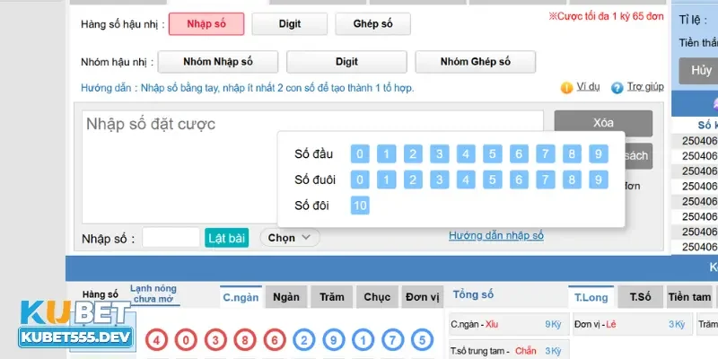 Lô đề Kubet có những hình thức cá cược nào? Giới thiệu Lô đề Kubet có những hình thức cá cược nào?