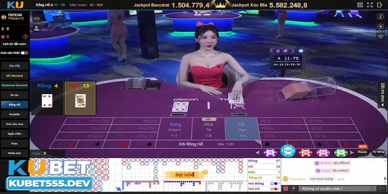 Mẹo và cách đánh bài Long Hổ casino Kubet từ cao thủ