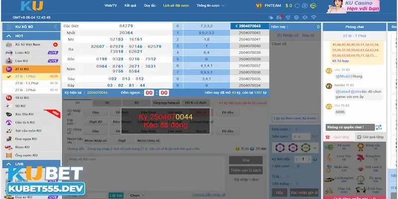 Ưu điểm của trúng lô trượt Kubet được bao nhiêu